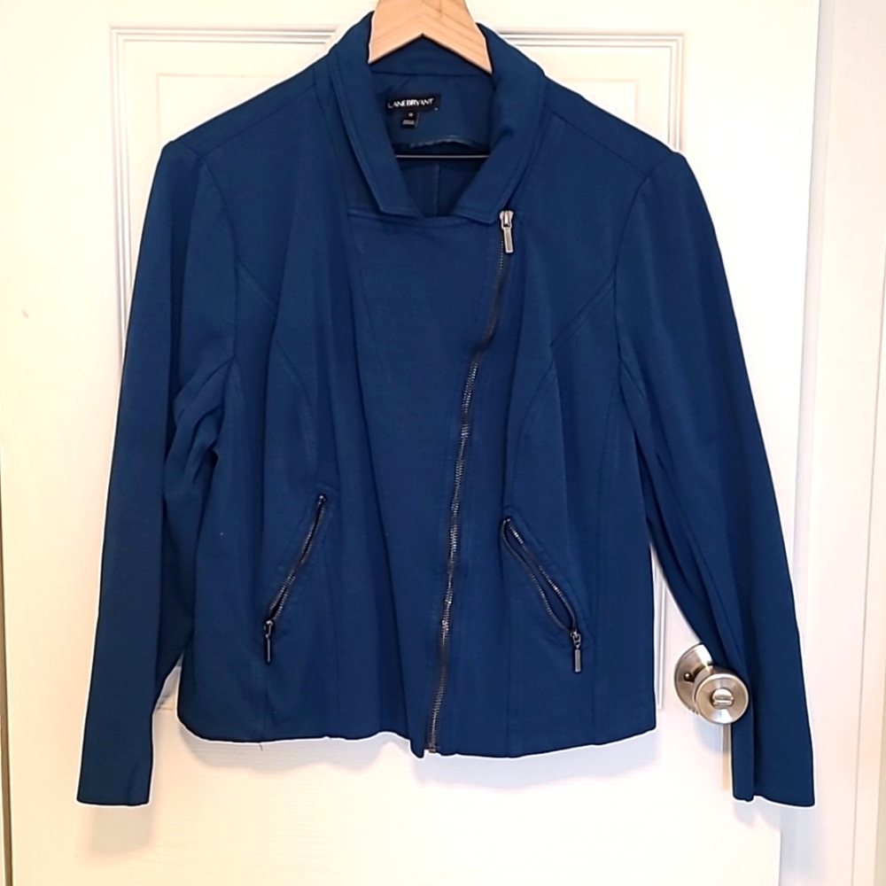 Lane Bryant, Size 18, Blue, Blazer